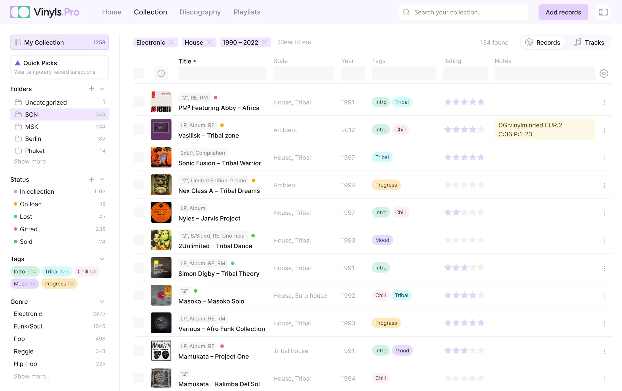 Режим Коллекции